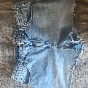 Universal Thread High Rise Shortie Jean shorts